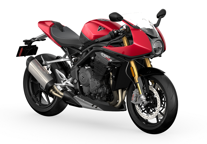 Speed Triple 1200 RR MY22 Red Hopper Storm Grey AngleRHS