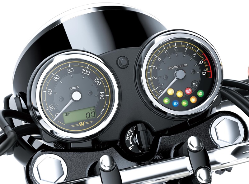 Kawa W230 instrumenti