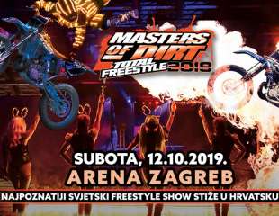 „Masters of Dirt Total Freestyle“ spektakl dolazi u Arenu Zagreb 12. listopada